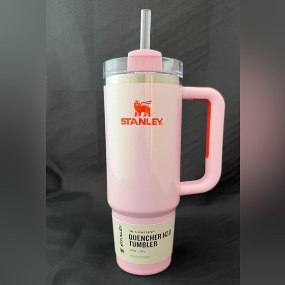 STANLEY NEW FREQUENCY QUENCHER H2.O FLOWSTATE TUMBLER | 30 OZ Rose Petal Shimmer - Picture 3 of 13